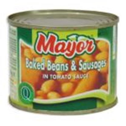 Picture of MAYOR BEANS & SAUSAGES 210GR